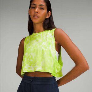 NWT Lululemon All Yours Cropped Cotton Tank Top - Size 4